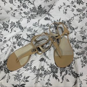 Michael Kors Nude Hamilton Sandals